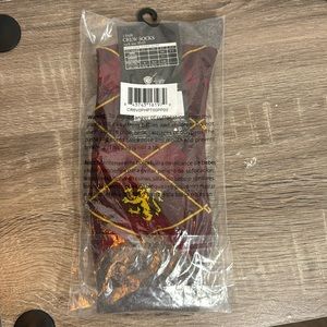 Bioworld Gryffindor Men’s Dress Crew Sock Harry Potter US10-13 NWT